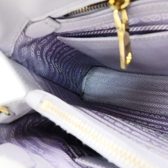 Prada Saffiano Purple Leather Handbag (Pre-Owned) - Picture 16 of 16